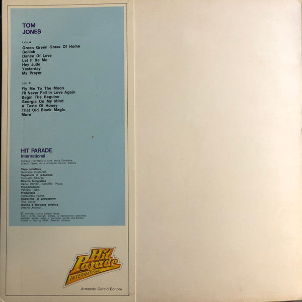 Tom Jones : Tom Jones (LP, Comp)