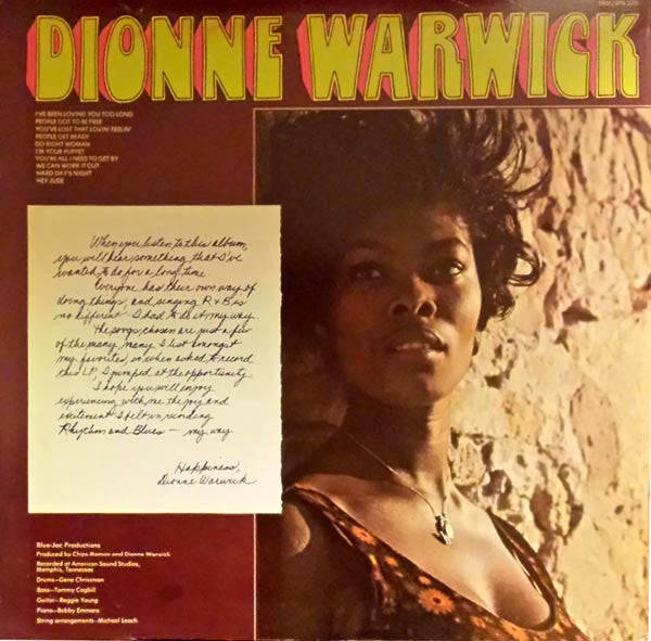 Dionne Warwick : Soulful (LP, Album, Kee)