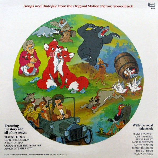 Various : The Fox And The Hound (LP, Pic)