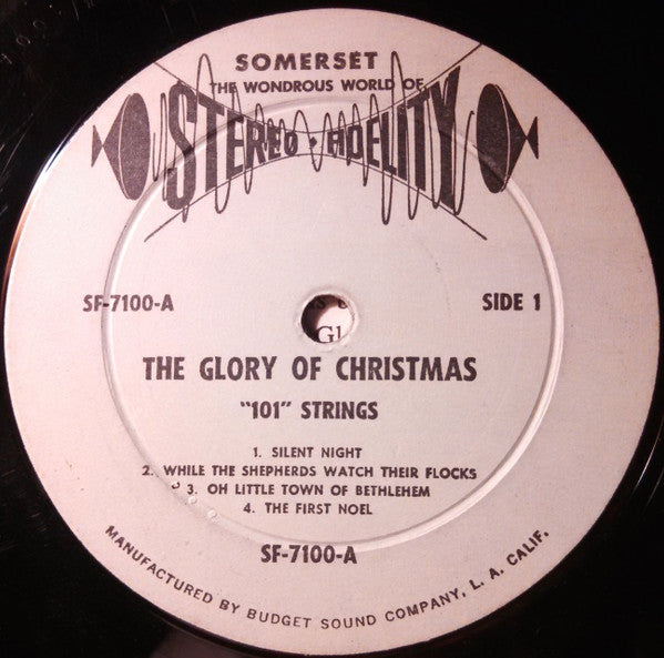 101 Strings : The Glory Of Christmas (LP, Album)