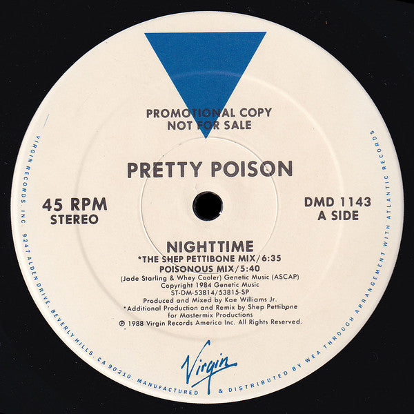 Pretty Poison : Nighttime (12", Promo)