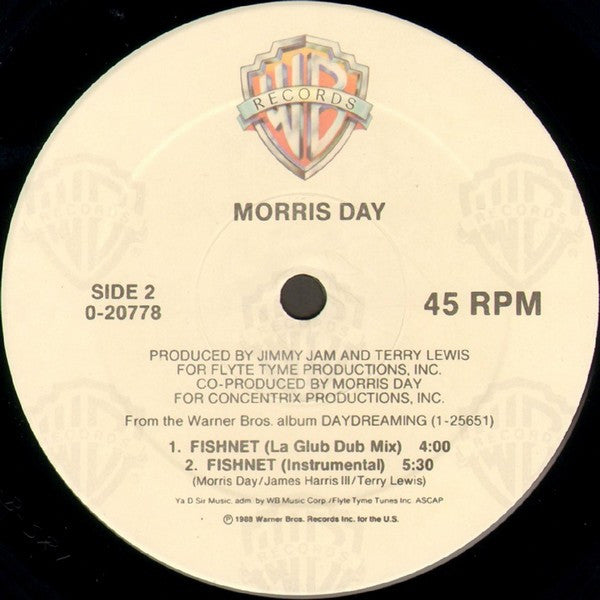 Morris Day : Fishnet (12", Maxi, Promo, All)