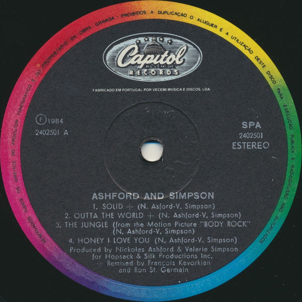 Ashford & Simpson : Solid (LP, Album)