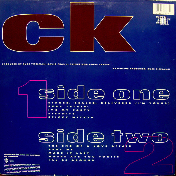 Chaka Khan : CK (LP, Album)