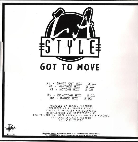 LA Style* : Got To Move (12")