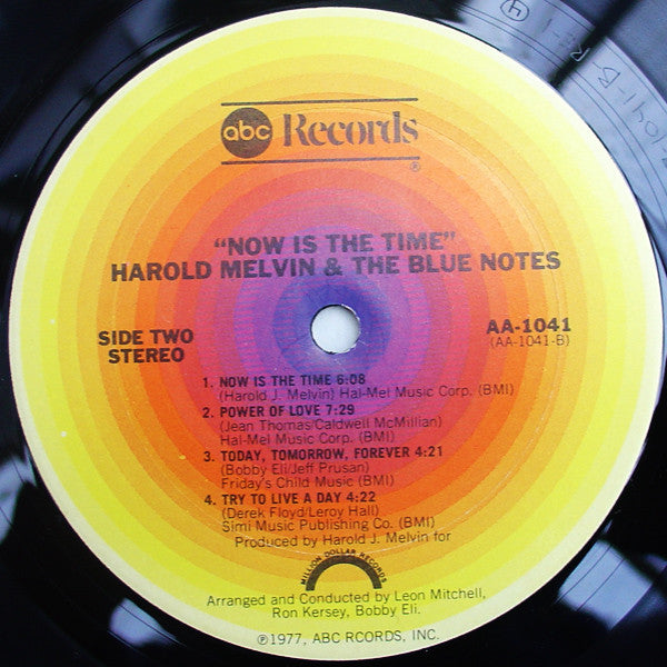 Harold Melvin & The Blue Notes* : Now Is The Time (LP, Album, Pit)