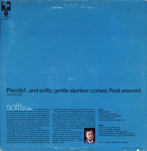 Jackie Gleason : Softly (LP, Comp)