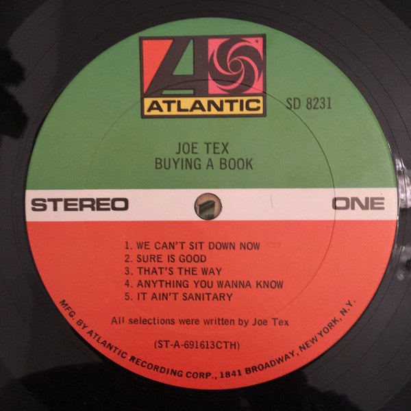 Joe Tex : Buying A Book (LP, Album, Ter)