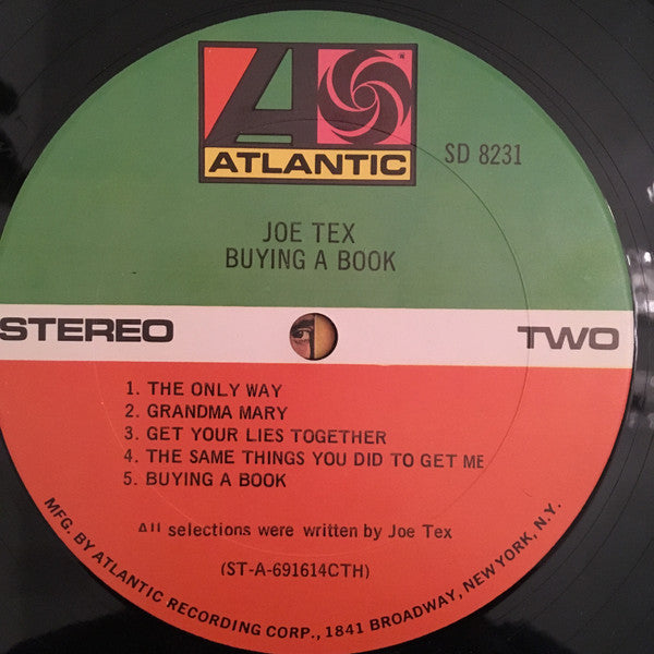 Joe Tex : Buying A Book (LP, Album, Ter)