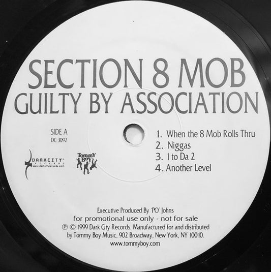 Section 8 Mob : Guilty By Association (LP, Promo)