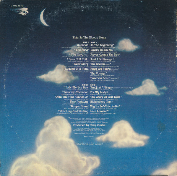 The Moody Blues : This Is The Moody Blues (2xLP, Comp, PRC)