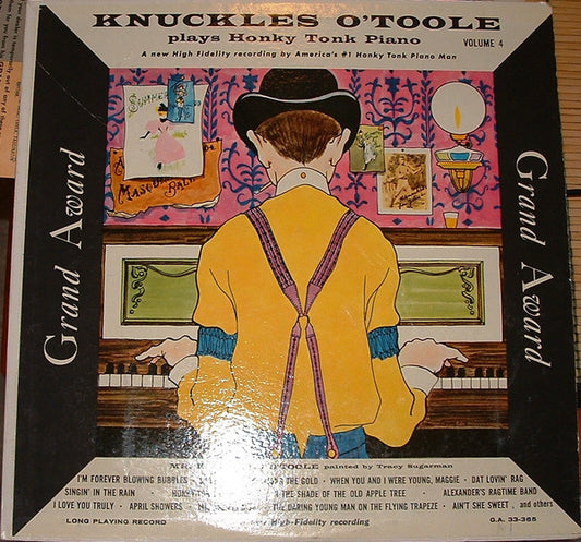 Knuckles O'Toole And His Orchestra : Play Honky Tonk Piano Volume 4 (LP)