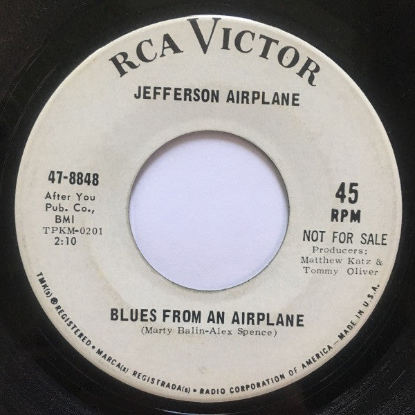 Jefferson Airplane : Come Up The Years (7", Single, Promo)