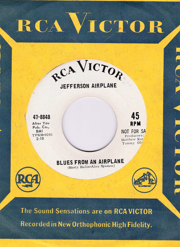 Jefferson Airplane : Come Up The Years (7", Single, Promo)