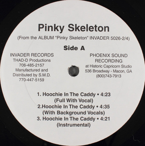 Pinky Skeleton : Hoochie In The Caddy (12")