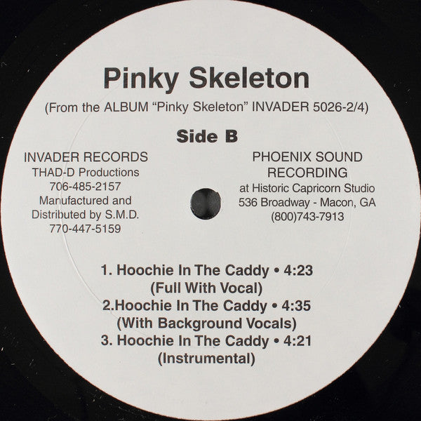 Pinky Skeleton : Hoochie In The Caddy (12")