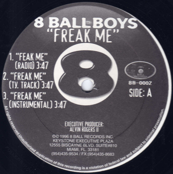 8-Ball Boys : Freak Me (12")