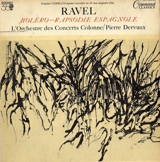 Maurice Ravel - Orchestre Colonne, Pierre Dervaux (2) : Boléro – Rapsodie Espagnole (LP, Gat)