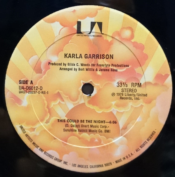 Karla Garrison : This Could Be The Night (12")