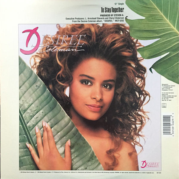 Desiree Coleman : To Stay Together (12", Single)