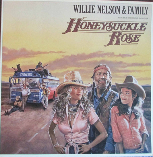 Willie Nelson & Family : Honeysuckle Rose (Music From The Original Soundtrack) (2xLP, Album, San)