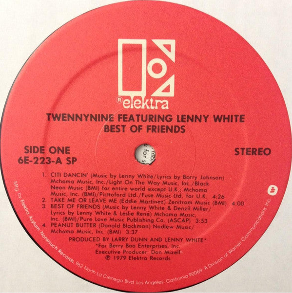 Twennynine Featuring Lenny White : Best Of Friends (LP, Album, SP)