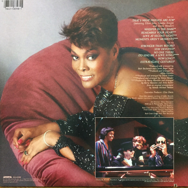 Dionne Warwick : Friends (LP, Album, Ind)