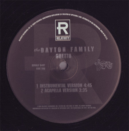 The Dayton Family : Ghetto (12", Promo)