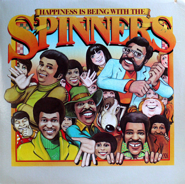 Spinners : Happiness Is Being With The Spinners (LP, Album, PR)