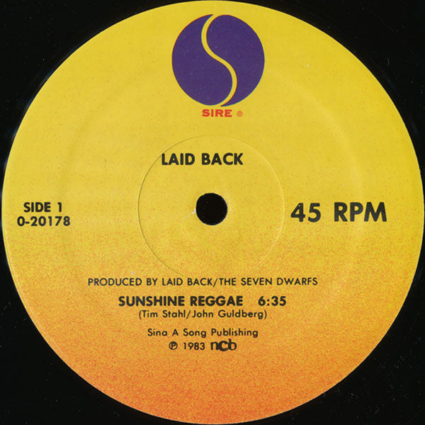 Laid Back : Sunshine Reggae / White Horse (12", Maxi)