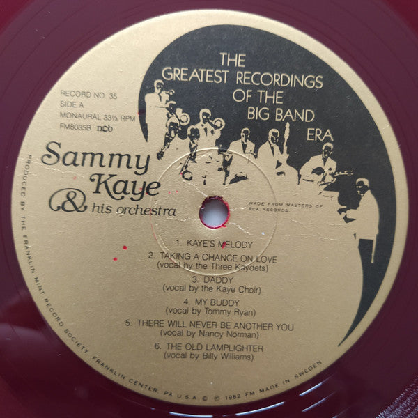 Various : The Greatest Recordings Of The Big Band Era (2xLP, Comp, Mono, Red)