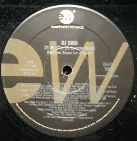 DJ DMD : 25 Mo (The 25 Lighters Remix) (12", Promo)