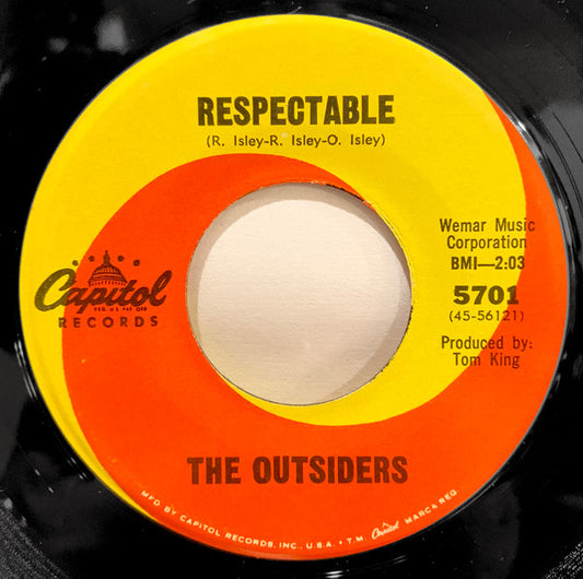 The Outsiders (4) : Respectable / Lost In My World (7", Single, Los)