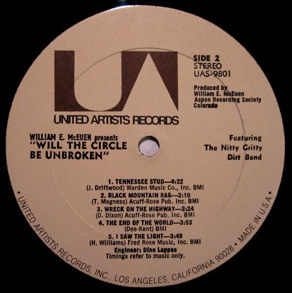 Nitty Gritty Dirt Band : Will The Circle Be Unbroken (3xLP, Album, Gat)