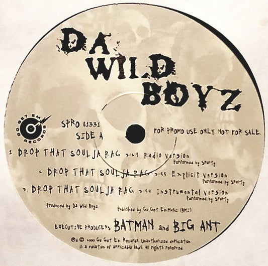 Da Wild Boyz : Drop That Soulja Rag / Click Click (12", Promo)