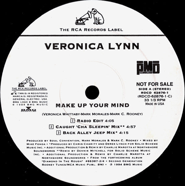 Veronica Lynn : Make Up Your Mind (12", Promo)