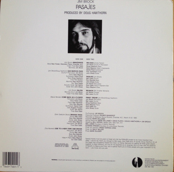 Jim Brock : Pasajes (LP)