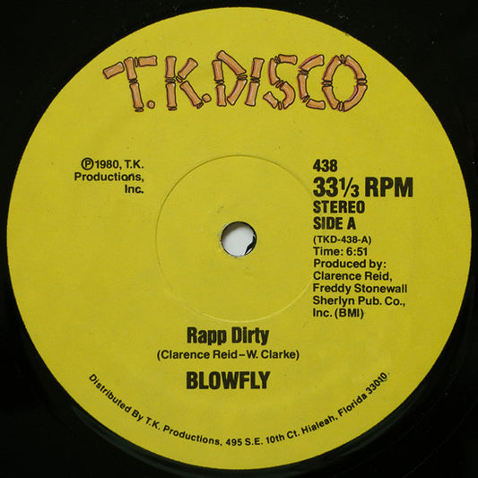 Blowfly : Rapp Dirty (12", Rai)