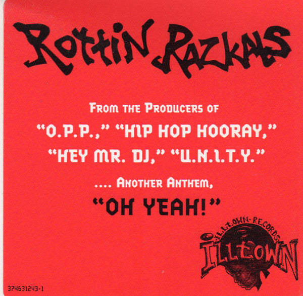 Rottin Razkals : Oh Yeah (12", Promo)