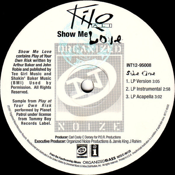 Kilo Ali : Show Me Love (12")