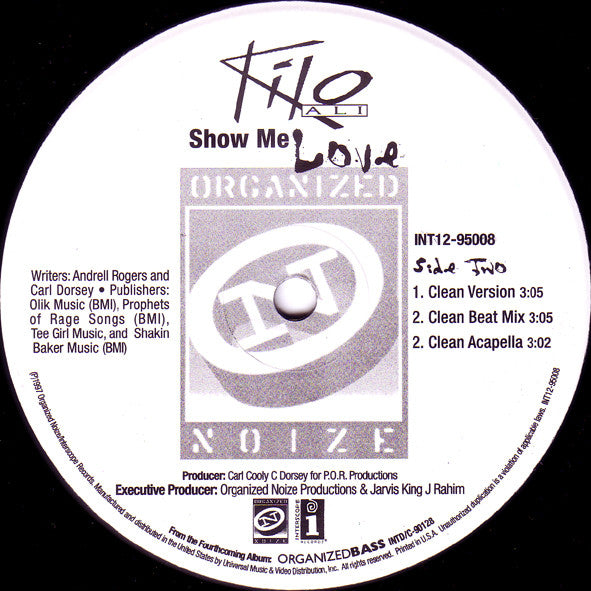 Kilo Ali : Show Me Love (12")