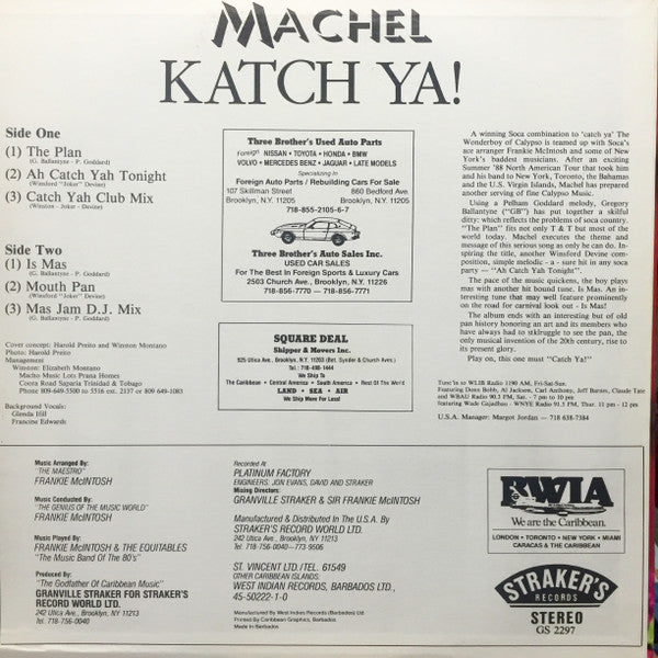 Machel Montano : Katch Ya ! (LP)