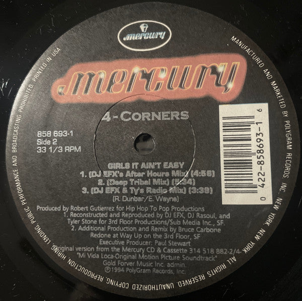 4-Corners : Girls It Ain't Easy (12")