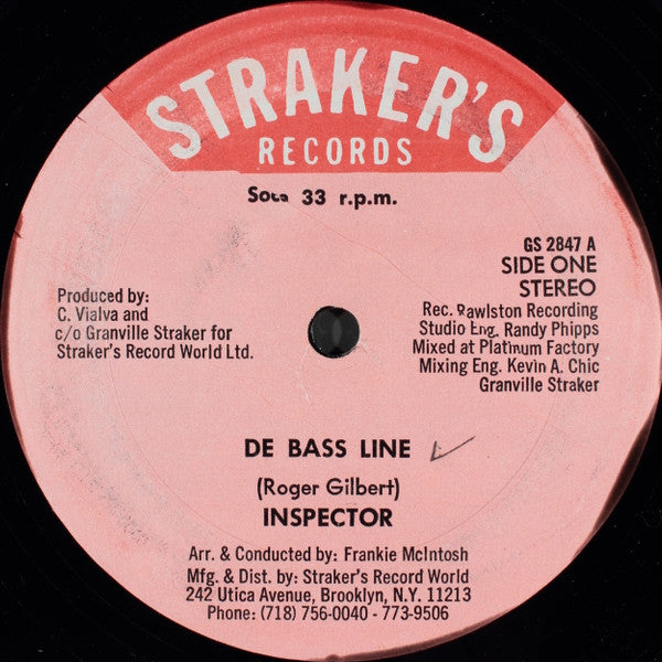 Inspector (3) : De Bass Line (12")