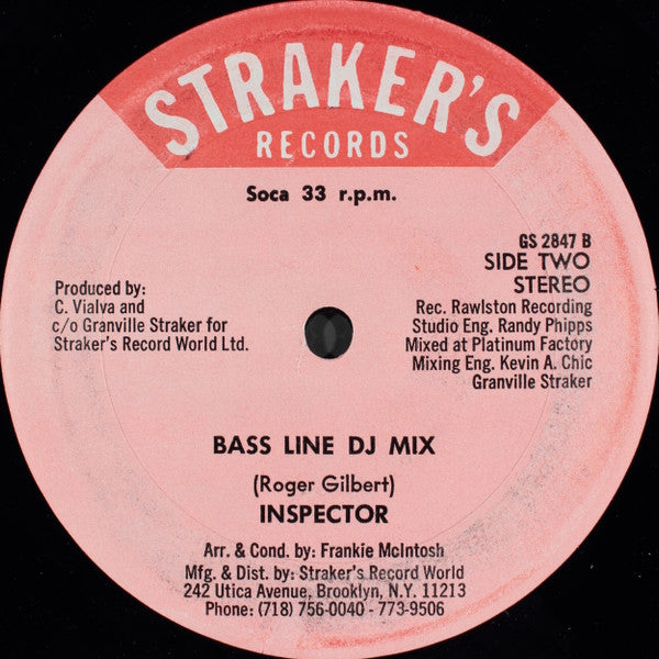 Inspector (3) : De Bass Line (12")