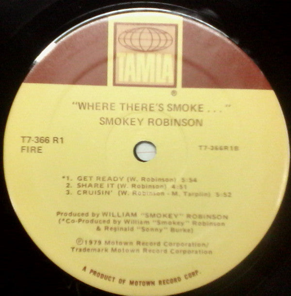 Smokey Robinson : Where There's Smoke... (LP, Album)