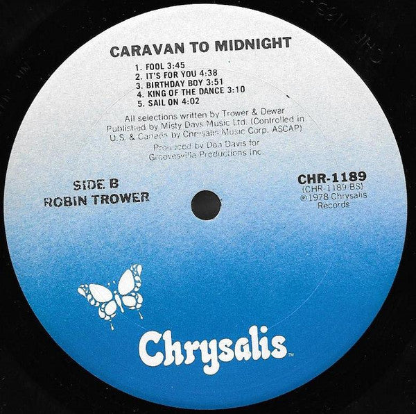 Robin Trower : Caravan To Midnight (LP, Album, San)