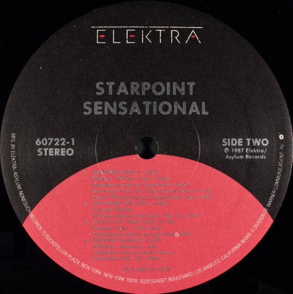 Starpoint : Sensational (LP, Album, Spe)