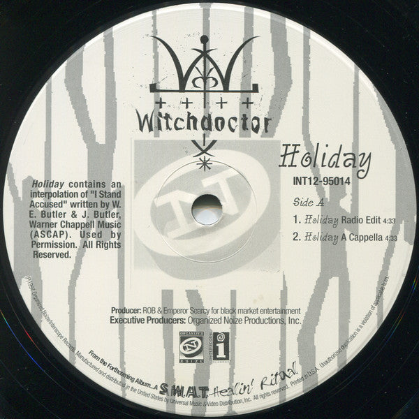 Witchdoctor : Holiday (12")