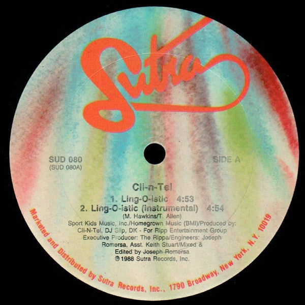 Cli-N-Tel : Ling-O-Istic (12")